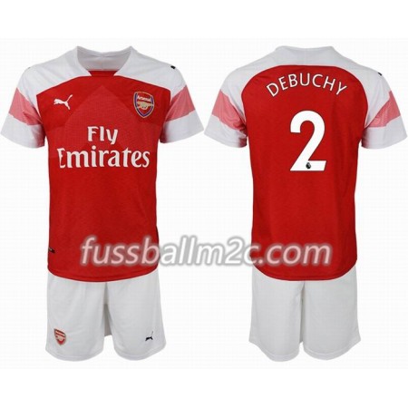Fußballtrikots Arsenal DEBUCHY 2 Kinder Heim Trikotsatz 2018-2019